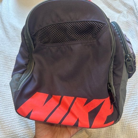 Nike Team Training Max Air Sports Gym bag Tote duffel bag pink purple grey - Picture 5 of 9